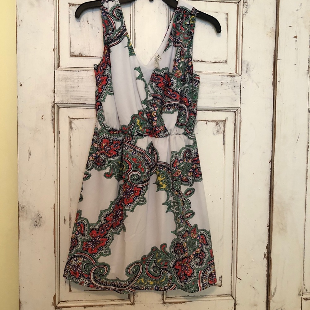 The cutest double v neck dress